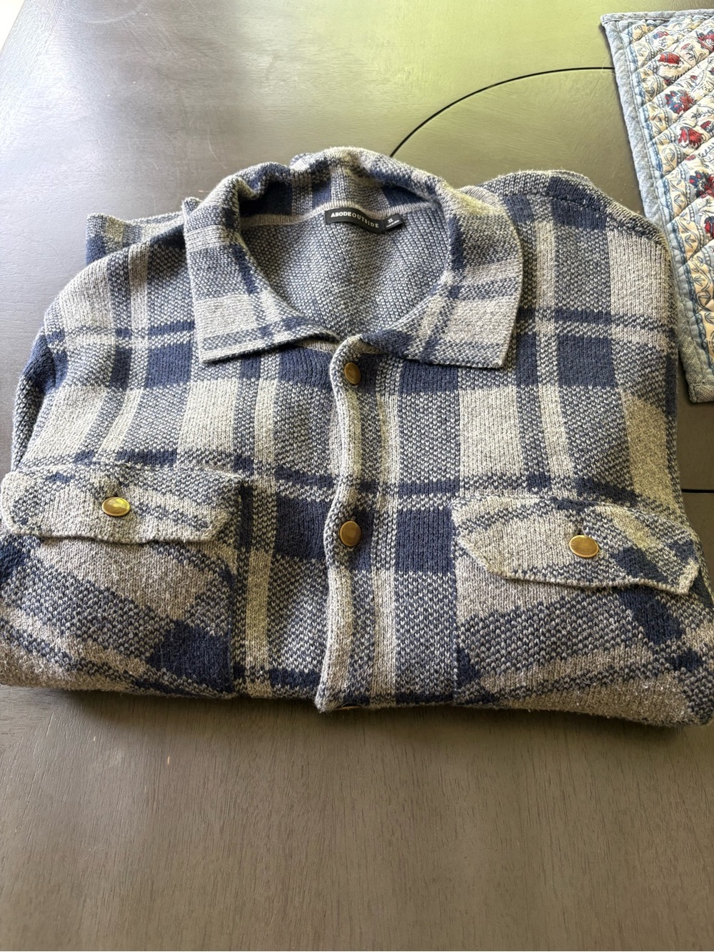 Highlander Plaid Shirt Jacket By Abode Outside. Size Xl View 2